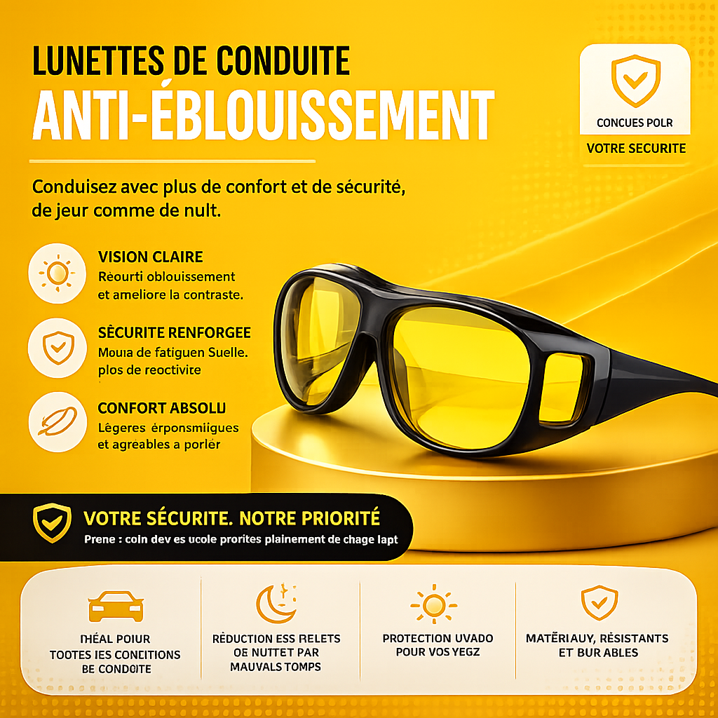 Lunettes de conduite nocturne